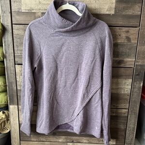 Apana Heathered Lavender Cowl Neck Sweater
